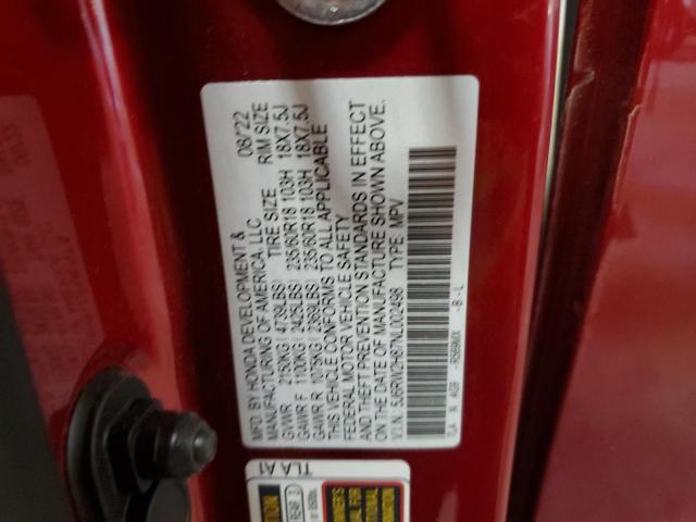 2022 HONDA CR-V EXL - 5J6RW2H87NL002498
