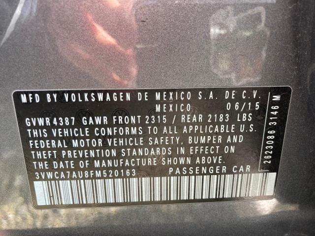 2015 VOLKSWAGEN GOLF SPORT - 3VWCA7AU8FM520163