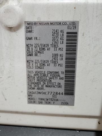 2019 NISSAN ROGUE S - 5N1AT2MV5KC772844