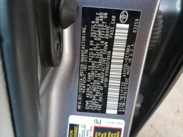 2016 TOYOTA CAMRY LE - 4T1BF1FK9GU570938