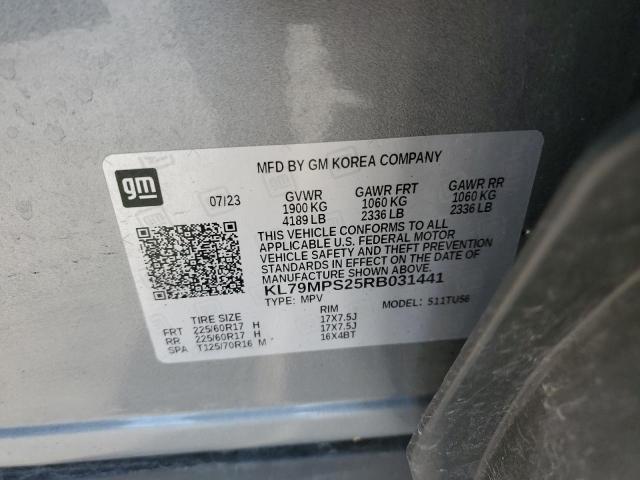 2024 CHEVROLET TRAILBLAZE KL79MPS25RB031441