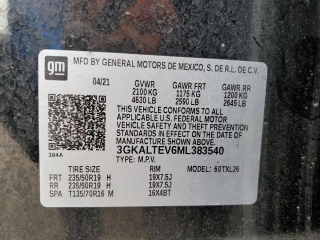 2021 GMC TERRAIN SL - 3GKALTEV6ML383540