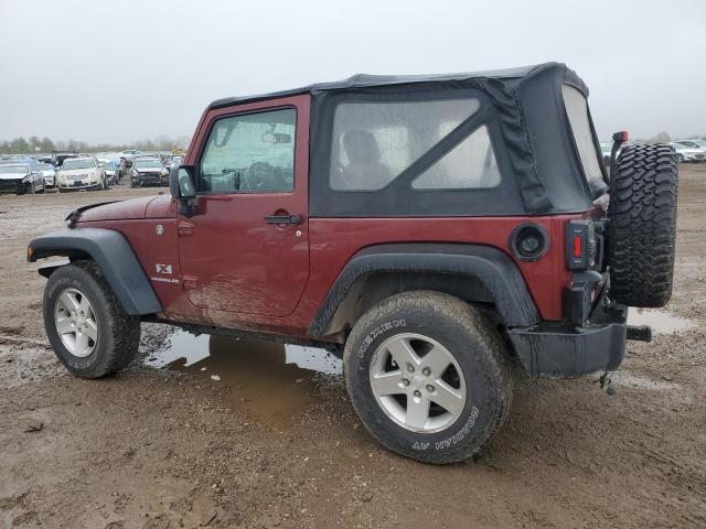 JEEP WRANGLER X 2008 maroon 2dr spor gas 1J4FA24188L624865 photo #3
