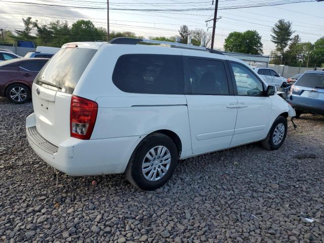 KIA SEDONA LX 2012 white  gas KNDMG4C79C6498424 photo #4
