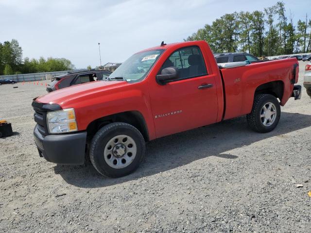 CHEVROLET SILVERADO 2008 red  gas 1GCEC14X58Z272769 photo #1