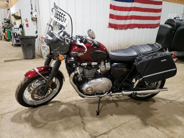 TRIUMPH MOTORCYCLE BONNEVILLE 2017 maroon  gas SMTD40HL7HT819863 photo #4