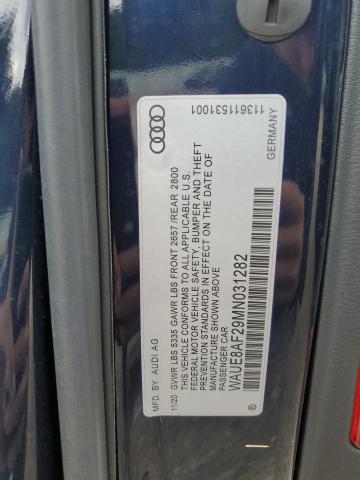 2021 AUDI A6 PREMIUM - WAUE8AF29MN031282