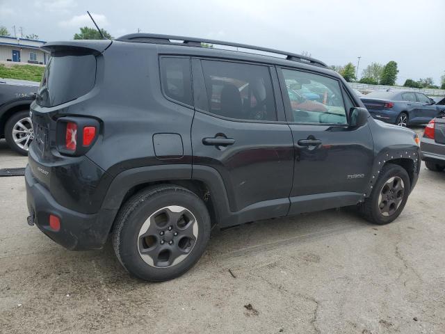 Vin: zaccjaab6hpf81011, lot: 55580935, jeep renegade sport 20173