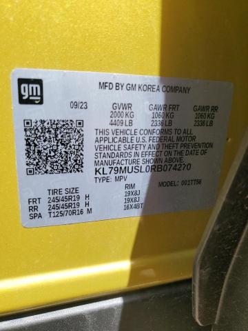 2024 CHEVROLET TRAILBLAZE - KL79MUSL0RB074270