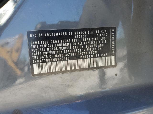 2021 VOLKSWAGEN JETTA GLI - 3VW6T7BU8MM017185