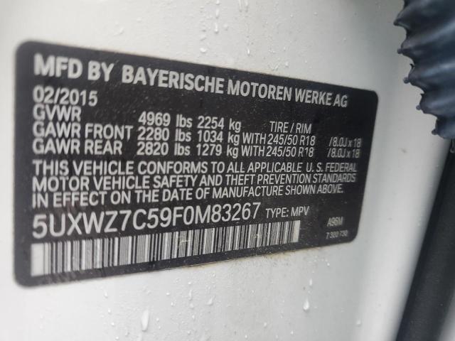 2015 BMW X3 SDRIVE2 - 5UXWZ7C59F0M83267