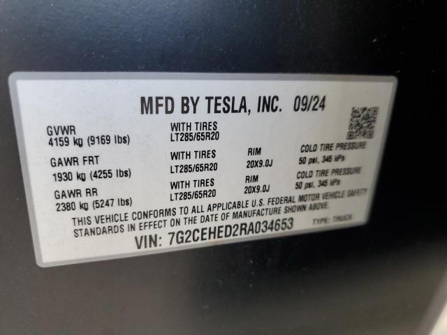 2024 TESLA CYBERTRUCK 7G2CEHED2RA034653