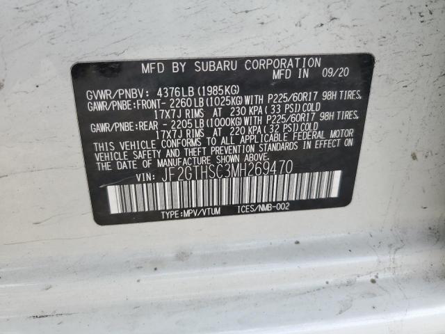 2021 SUBARU CROSSTREK JF2GTHSC3MH269470