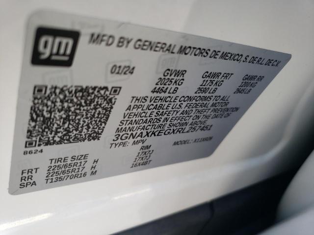 2024 CHEVROLET EQUINOX LT - 3GNAXKEGXRL257451