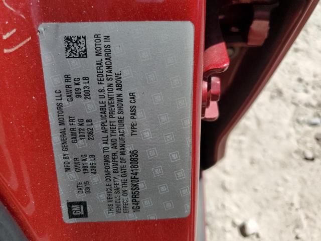 2015 BUICK VERANO CON 1G4PR5SK0F4180836