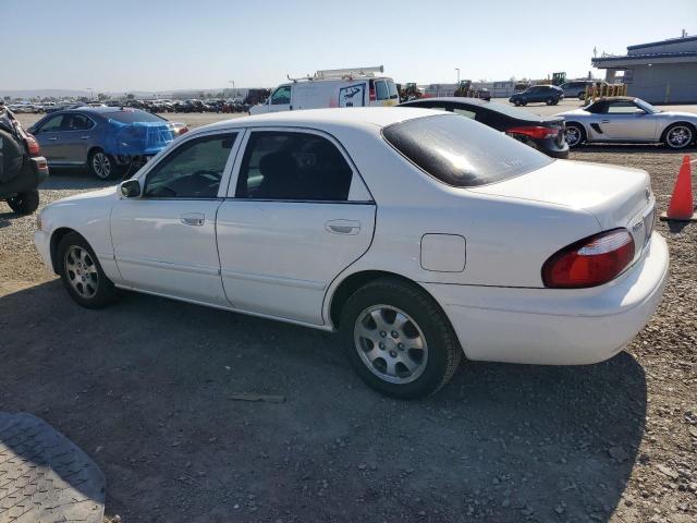 MAZDA 626 LX 2002 white sedan 4d gas 1YVGF22CX25267596 photo #3