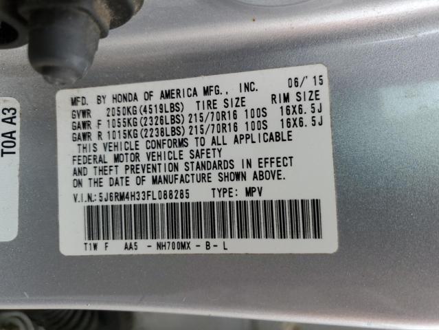 2015 HONDA CR-V LX - 5J6RM4H33FL088285