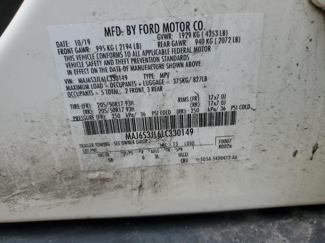 2020 FORD ECOSPORT S - MAJ6S3JL6LC330149