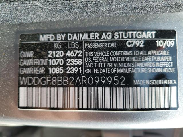 2010 MERCEDES-BENZ C 300 4MAT - WDDGF8BB2AR099952