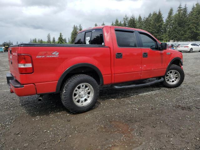 FORD F150 SUPER 2006 red  gas 1FTPW14596KB43759 photo #4