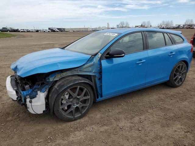 VOLVO V60 POLEST 2017 blue station gas YV1A0MSW6H1371368 photo #1