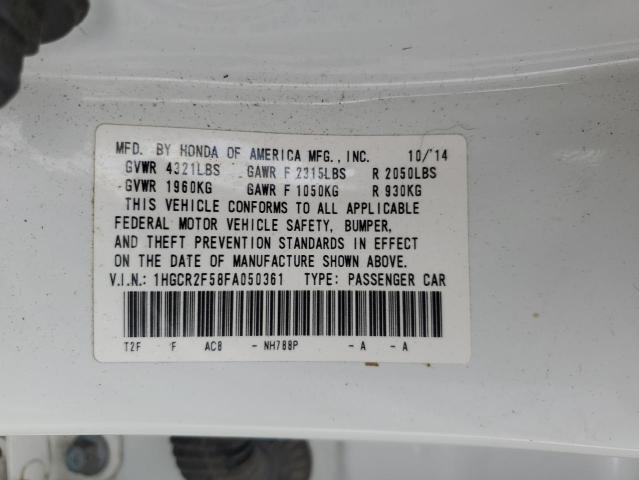 2015 HONDA ACCORD SPO - 1HGCR2F58FA050361