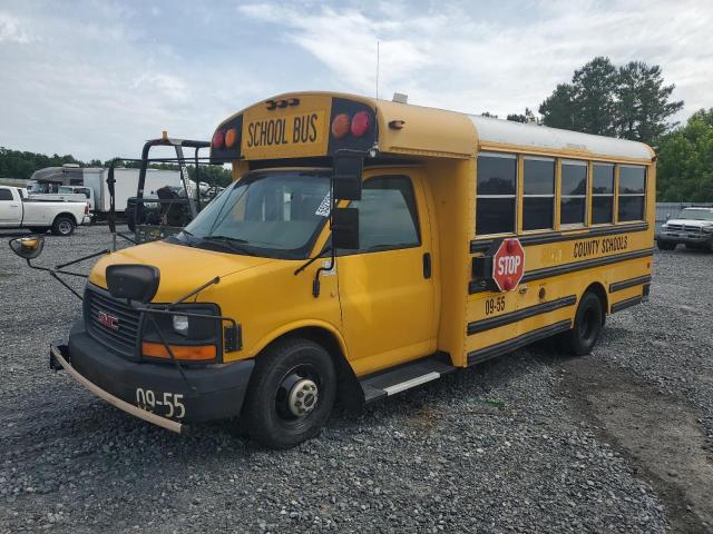 GMC SAVANA CUT 2009 yellow  gas 1GDJG31K791156847 photo #3