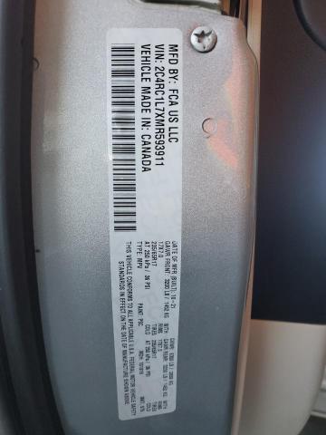 2021 CHRYSLER PACIFICA H - 2C4RC1L7XMR593911