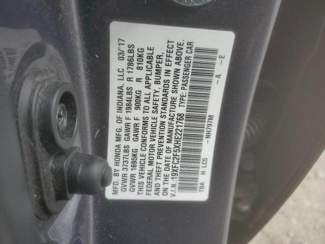 2017 HONDA CIVIC LX 19XFC2F5XHE221768