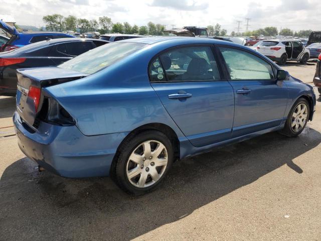 HONDA CIVIC LX 2009 blue  gas 2HGFA16549H546505 photo #4