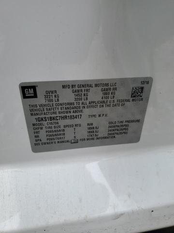 2017 GMC YUKON SLT 1GKS1BKC7HR183417