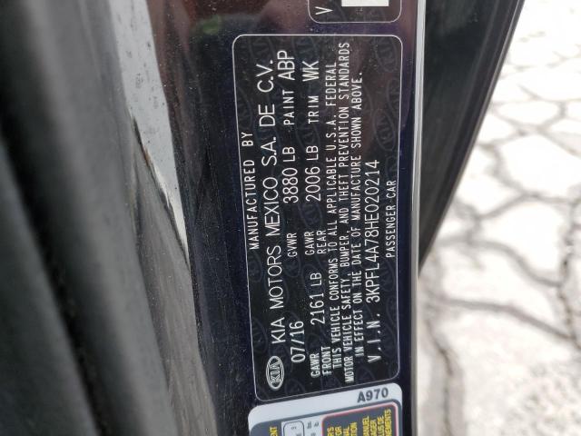2017 KIA FORTE LX - 3KPFL4A78HE020214