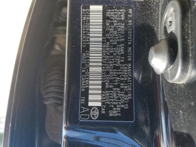 2015 TOYOTA COROLLA L - 2T1BURHE5FC463333