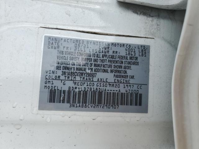 2021 NISSAN SENTRA SV - 3N1AB8CV2MY290907