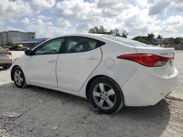 HYUNDAI ELANTRA GL 2013 white sedan 4d gas 5NPDH4AE0DH436626 photo #3