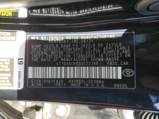 2025 TOYOTA CAMRY XSE - 4T1DAACK8SU022398