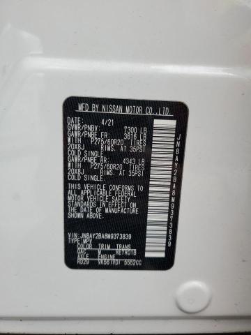 2021 NISSAN ARMADA SL JN8AY2BA8M9373839
