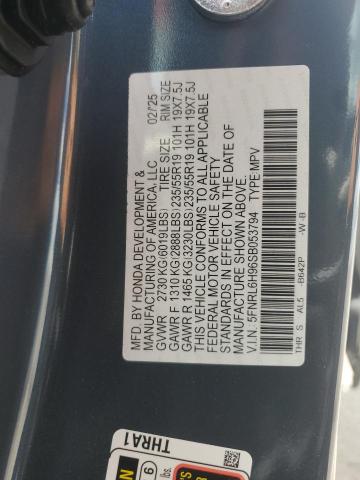 2025 HONDA ODYSSEY EL 5FNRL6H96SB053794