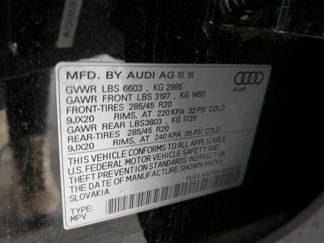 2017 AUDI Q7 PREMIUM - WA1LAAF75HD034146
