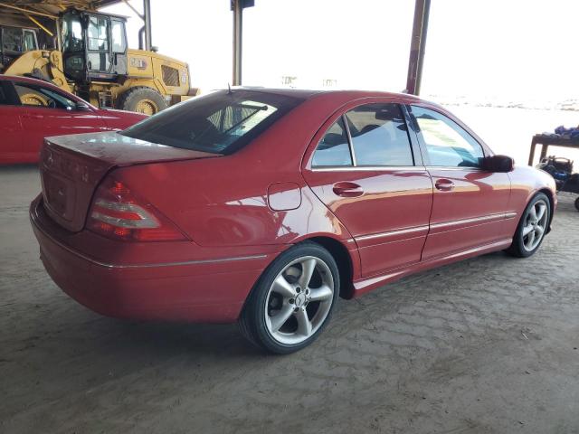 MERCEDES-BENZ C 230K SPO 2005 red  gas WDBRF40J85F723023 photo #4