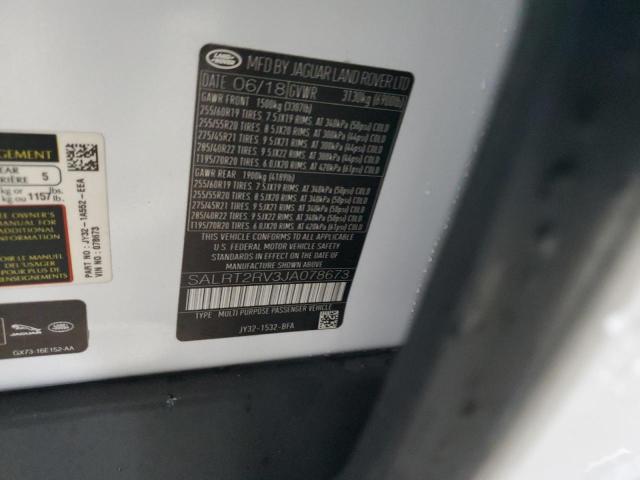 2018 LAND ROVER DISCOVERY SALRT2RV3JA078673