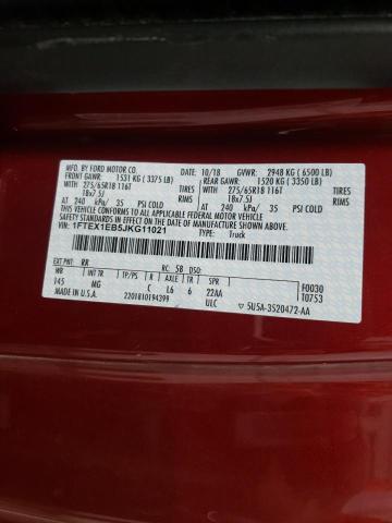 2018 FORD F150 SUPER - 1FTEX1EB5JKG11021