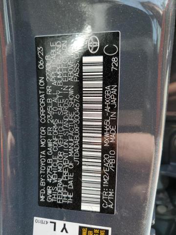 2023 TOYOTA PRIUS LE JTDADABUXP3004676