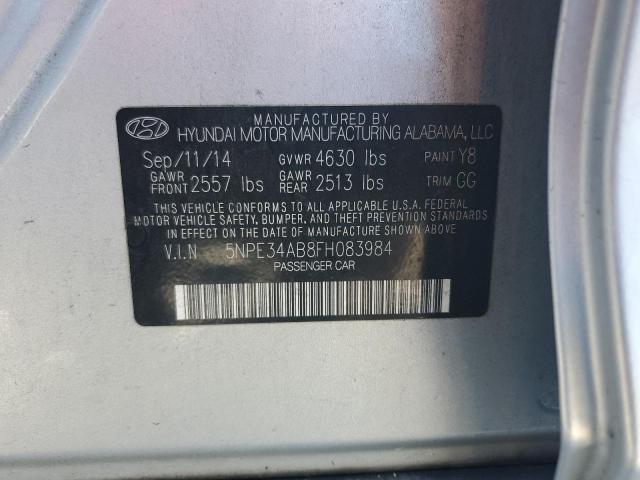 2015 HYUNDAI SONATA SPO - 5NPE34AB8FH083984