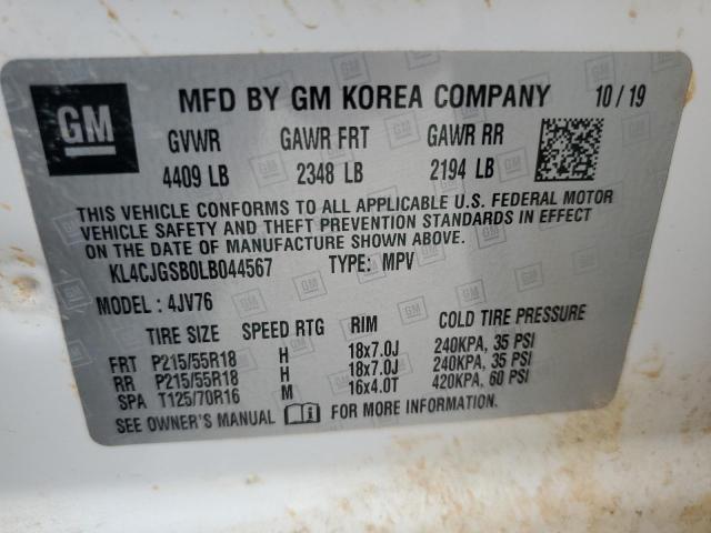 2020 BUICK ENCORE ESS KL4CJGSB0LB044567