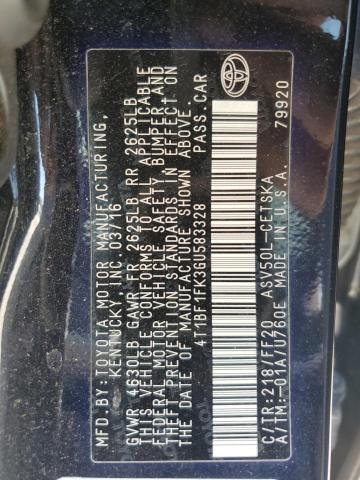 2016 TOYOTA CAMRY LE - 4T1BF1FK3GU583328
