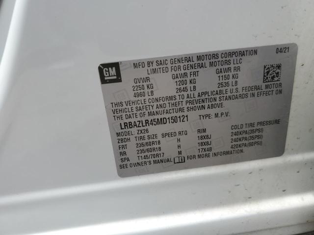 2021 BUICK ENVISION P LRBAZLR45MD150121