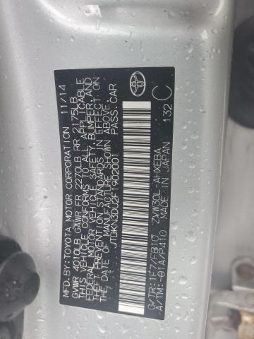 2015 TOYOTA PRIUS - JTDKN3DU2F1902001
