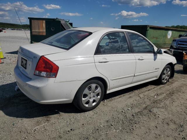 KIA SPECTRA EX 2007 white  gas KNAFE121975479889 photo #4