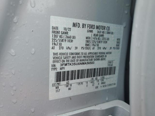 2022 FORD MUSTANG MA - 3FMTK3SU6NMA56503